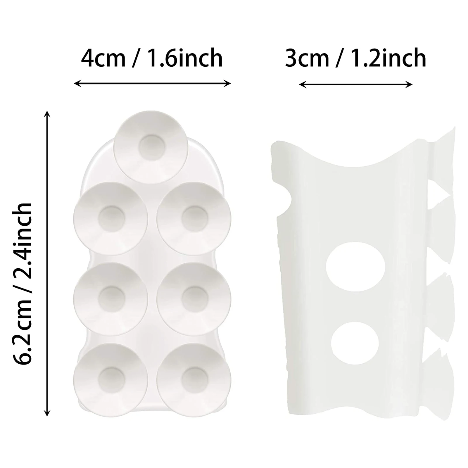 

3Pcs Shower Head Holder Free Punching Suction Cup Holder Shower Mounting Bracket Wall Rack Stand Bathroom Accessory