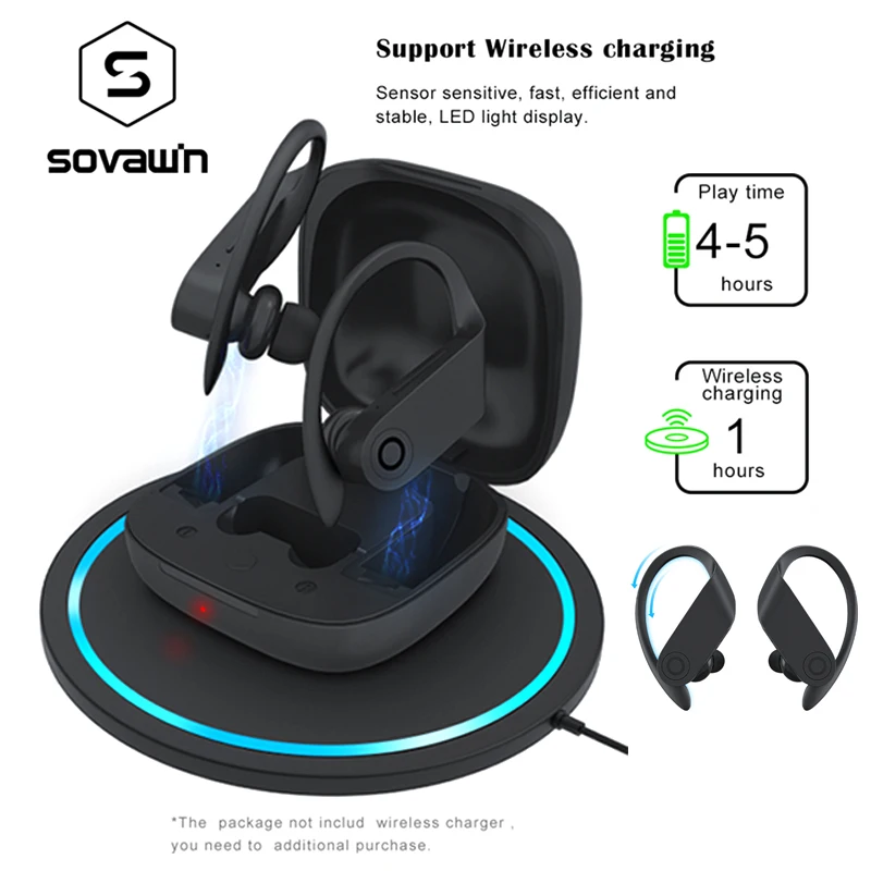 Sovawin TWS Беспроводная bluetooth гарнитура мини наушники наушник шумоподавление