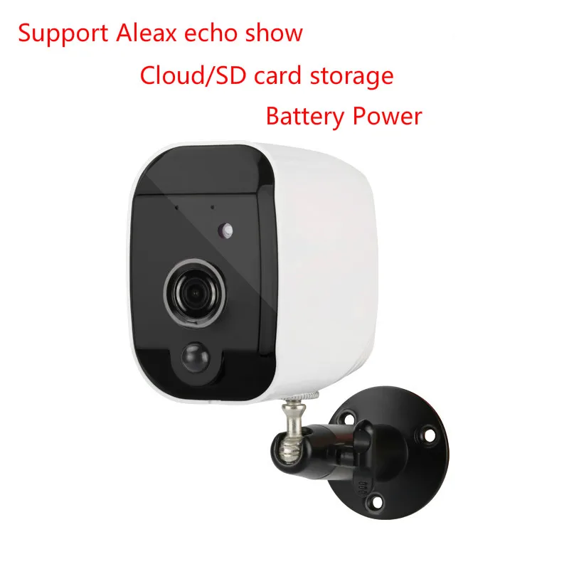 2МП Умные Домашние P2P Камеры Aleax IR на открытом воздухе с двусторонней аудио, облачным хранением, батареей, Wifi IP камера включена.