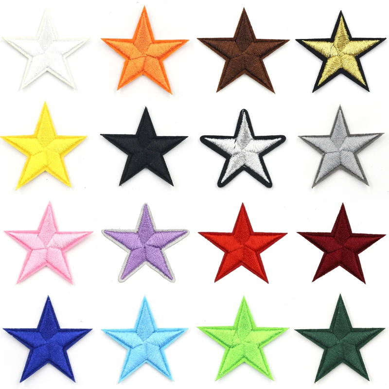 (23 стиля) нашивки золотого цвета со звездами и железными нашивками для одежды с