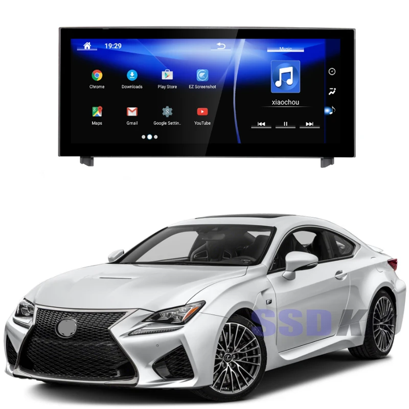 Автомобильный Android Интернет-Мультимедиа навигатор для Lexus RC F XC10 RCF GPS аудио стерео