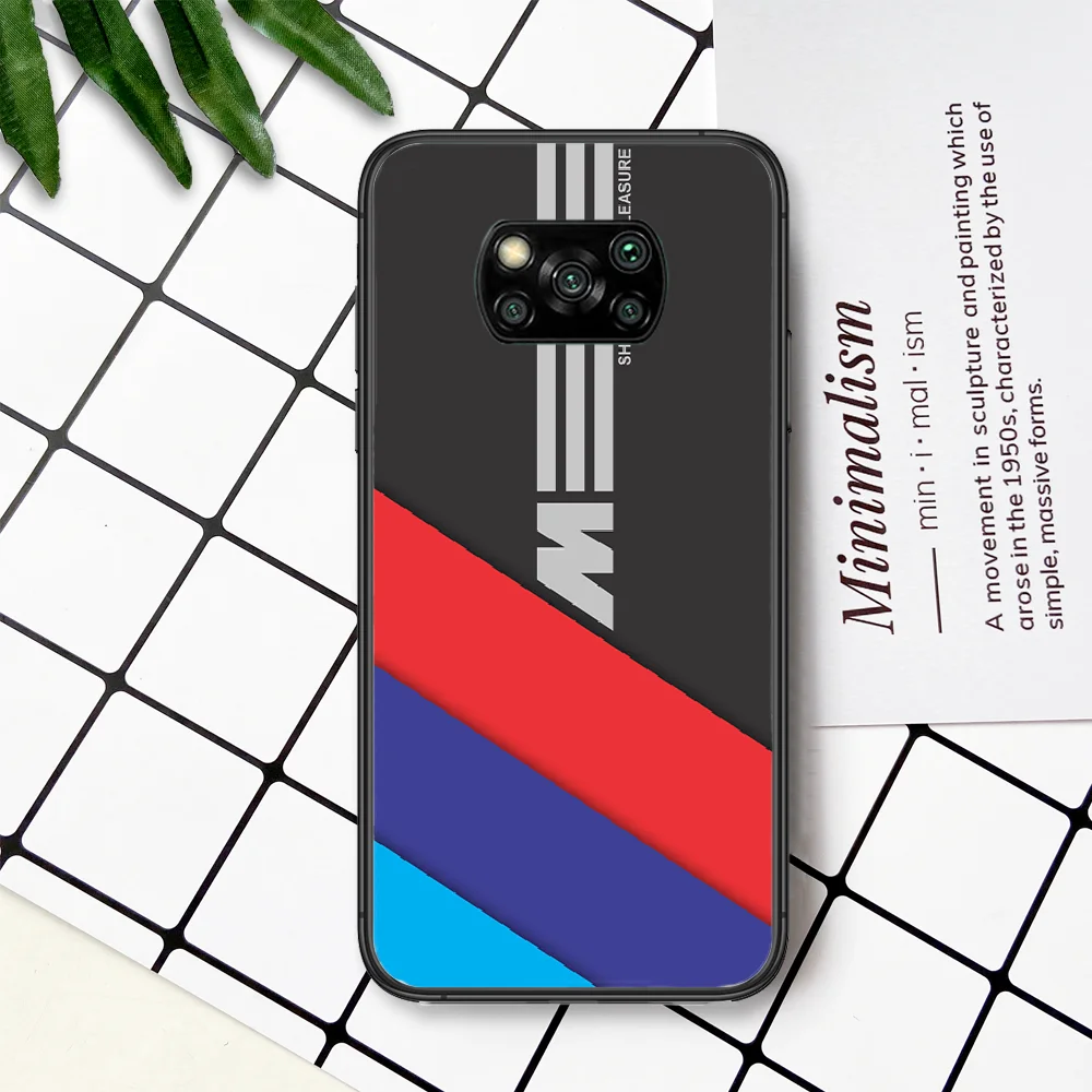 

Luxury Cool Sport Car Bmw Phone Case For Xiaomi Mi Note 10 A3 9 MAX 3 A2 8 9 Lite Pro Ultra black Back Luxury Etui 3D Prime Soft
