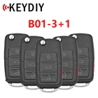 XNRKEY KEYDIY KD B01-3 + 1 B Series пульт дистанционного управления автомобильный ключ для KD900KD MINI Key программатор