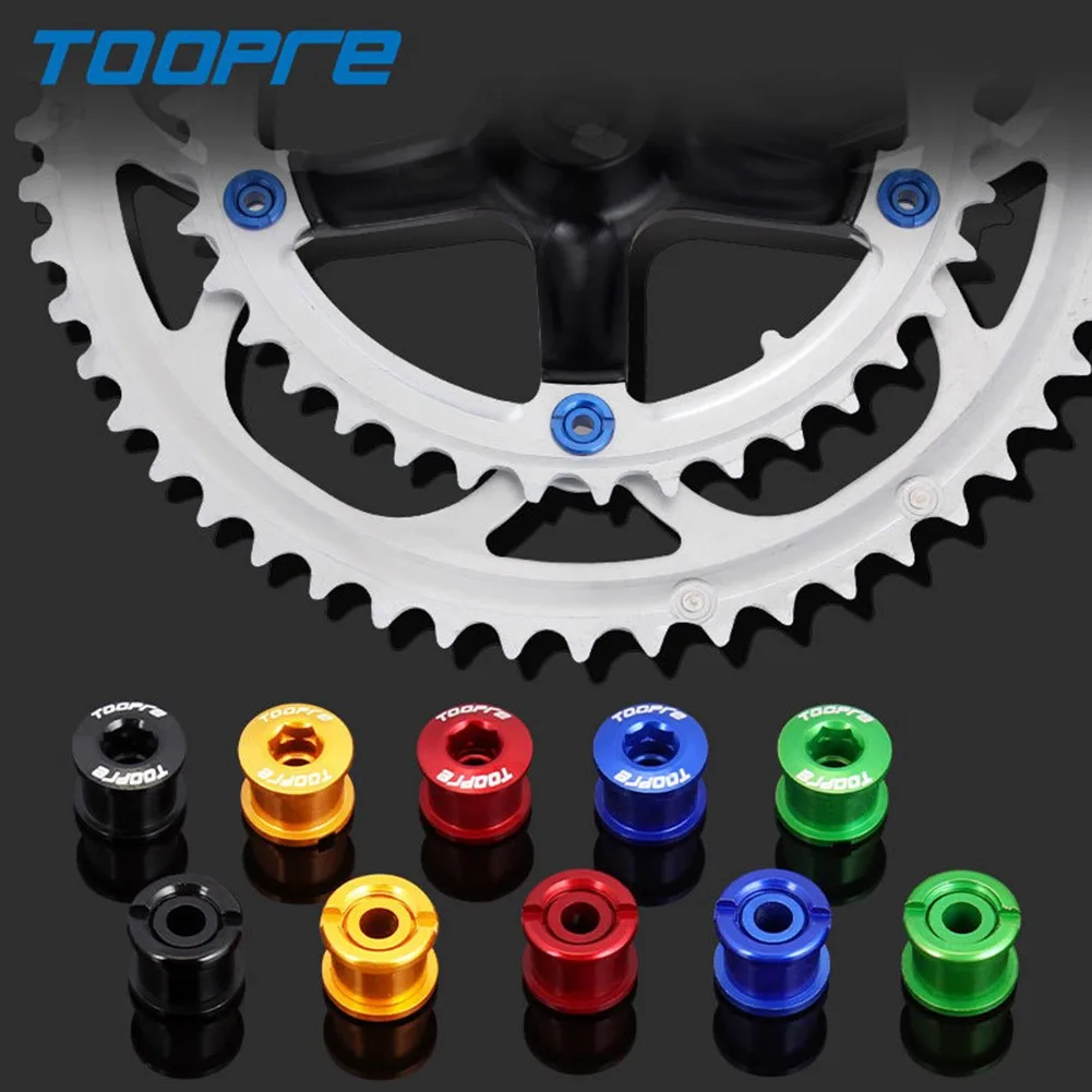

5pcs Bicycle Single/Double Chainring Screws Aluminum MTB Bike Sprocket Chainwheel Screws Cycling Crankset Disc Nail Accessories