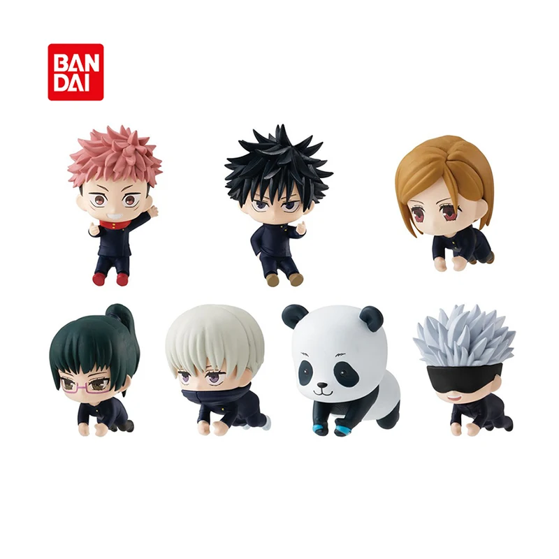 

7Pcs Bandai Newest Jujutsu Kaisen Itadori Yuji Kugisaki Nobara Hug Data Cable Toy Collection Figure Toys for Boys Birthday Gift