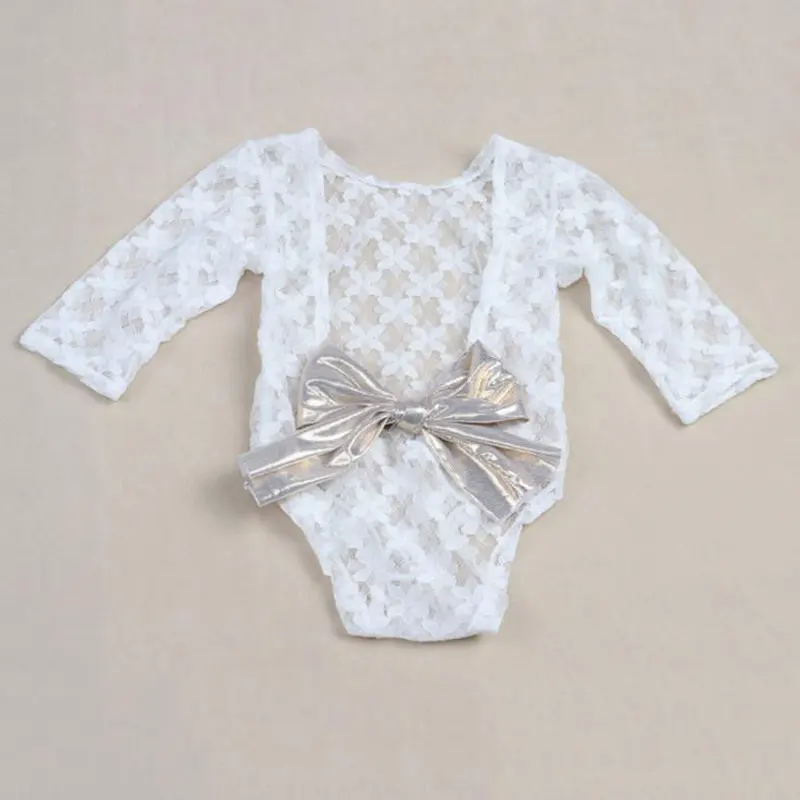 

newborn photography props Lace baby girls clothes accessories girl clothing infant costume crotheted outfit