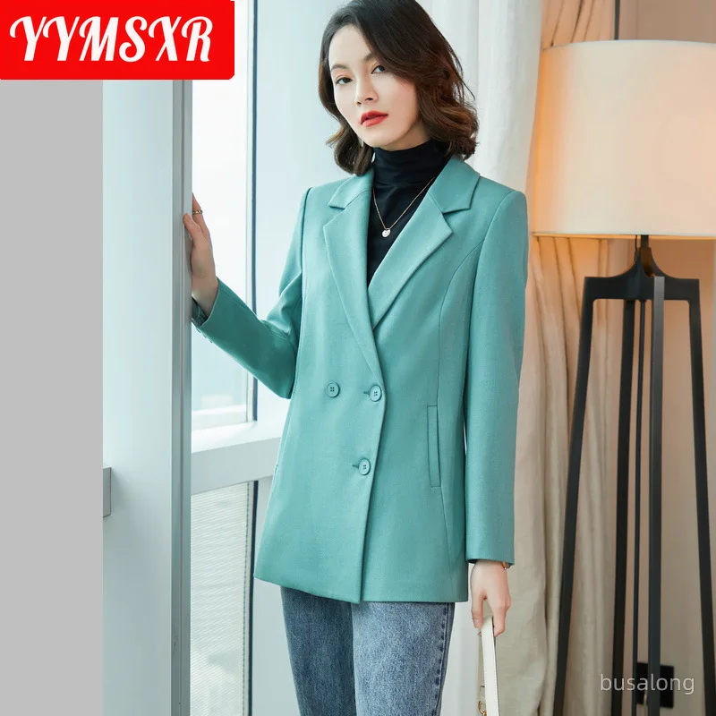 

Women's Suit 2022 Autumn and Winter New Ladies Long-sleeved Professional Blazer Formal Wear Jacket Sales Overalls