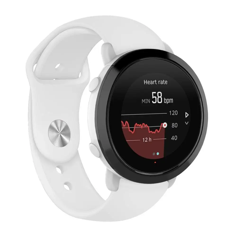 20 мм спортивный силиконовый сменный Браслет для часов Ремешок для SUUNTO 3 фитнес Смарт-часы напульсники