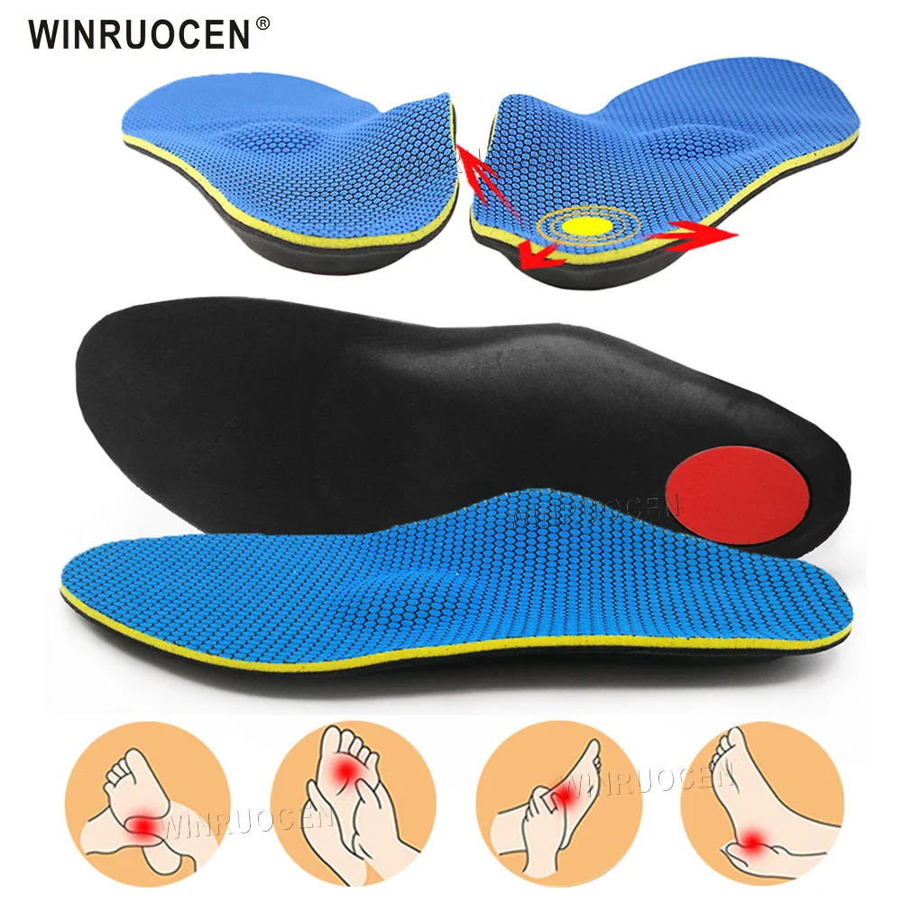 

Severe Orthopedic Flat Feet Insoles Arch Support Health Sole Pad for Shoes insert Heel Pain Plantar Fasciitis Men Woman pads