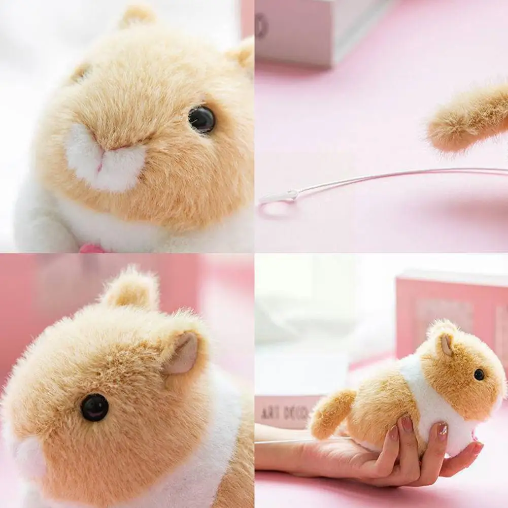 

Кролик, хомяк, плюшевая игрушка, милая тянущаяся нить, набивное животное, подарок для будущей мамы, для мальчиков и девочек W6q2