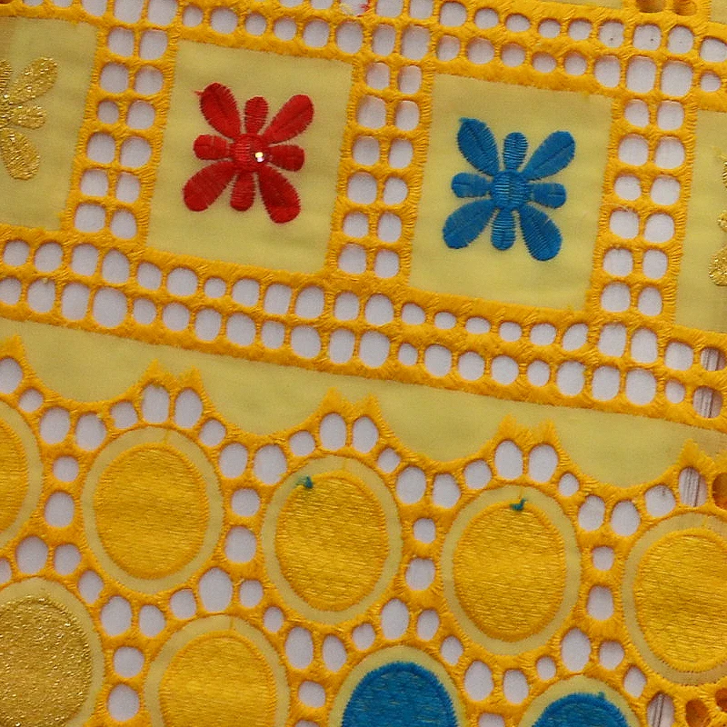 

Alisa African Lace Fabric Swiss Voile Lace High Quality Nigerian Lace Fabrics With Embroidery And Stoness For Dress decoration