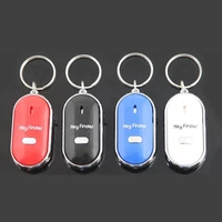 12pcs led smart key finder sound control alarm anti lost tag child bag pet locator find keys keychain tracker random color