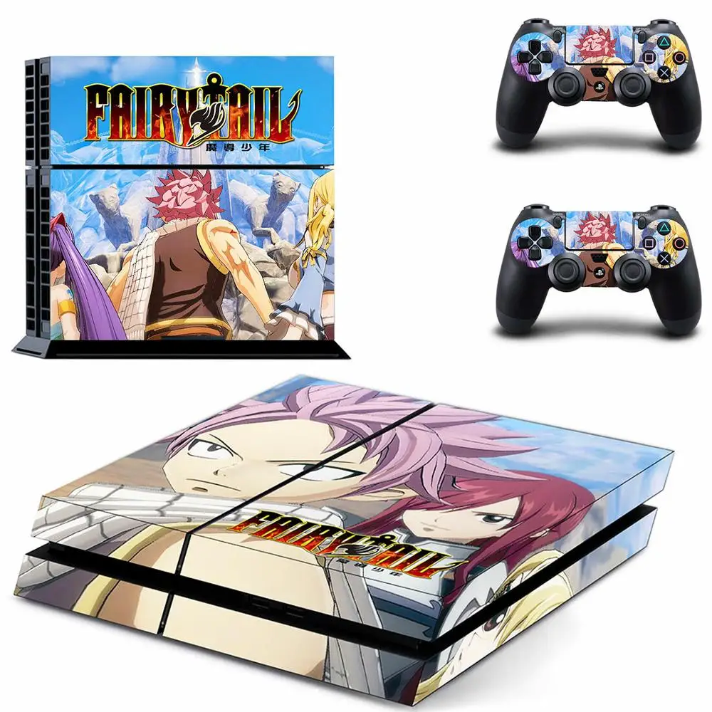 Стикеры в стиле аниме Fairy Tail для PS4 s PlayStation 4 стикеры консоли и контроллера Скины