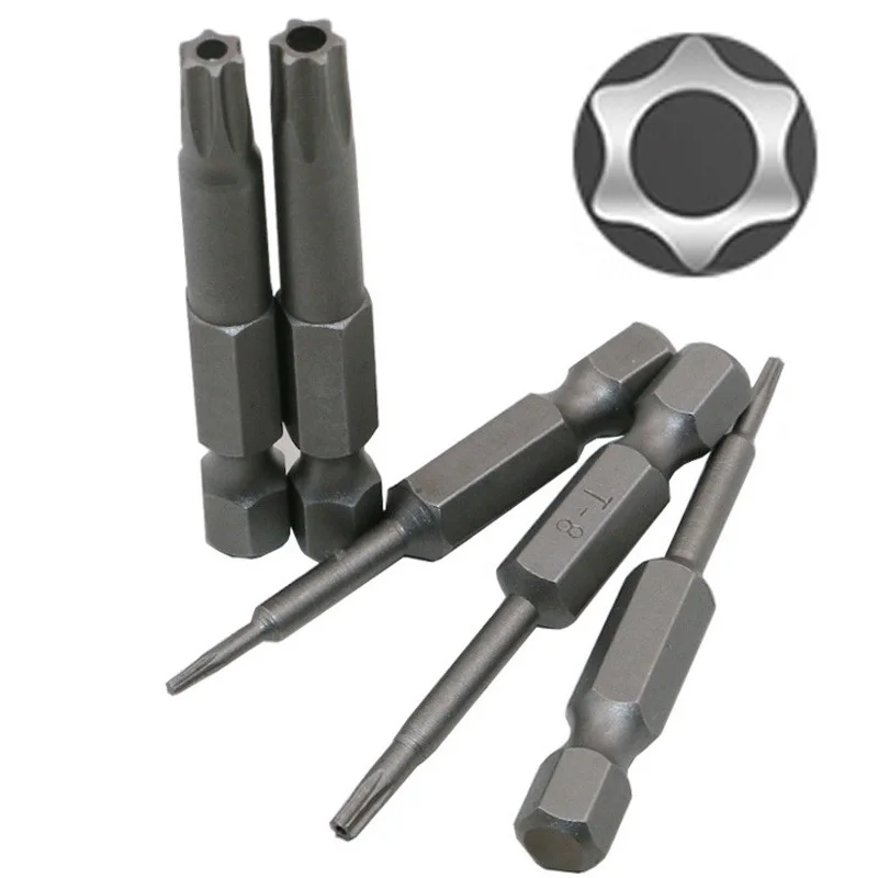 Набор Магнитных насадок для отверток Torx 1/4 насадки шестигранных с защитой от