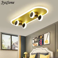 personality childrens room ceiling lamp simple modern boy girl cartoon decoration living room bedroom eye protection led lights