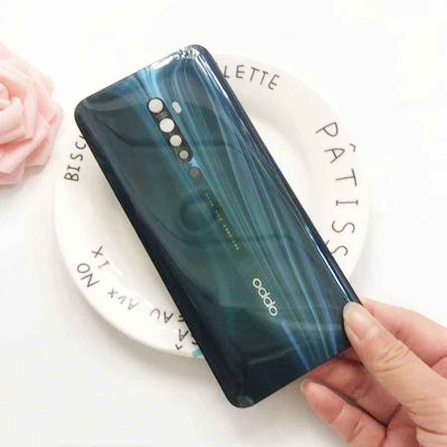 Новинка 6 5 дюймов для Oppo Reno2 / Reno 2 2Z Z F задняя крышка аккумулятора корпус двери