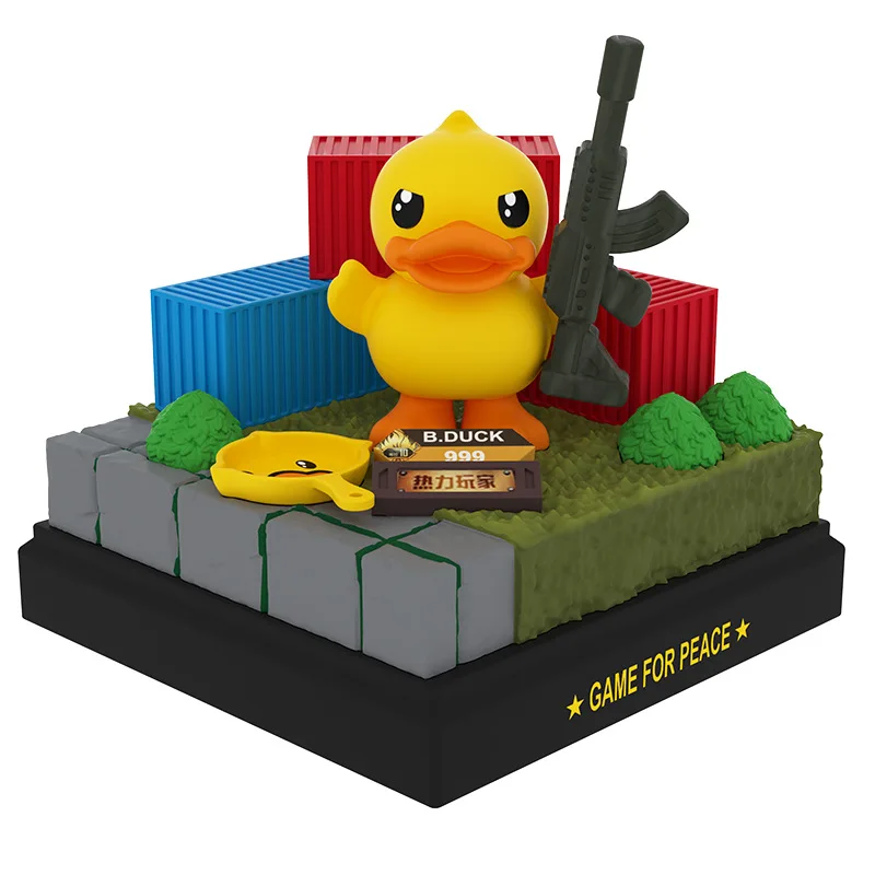 Милая игрушка Аутентичные милое B. Утка маленькая Желтая утка elite глухая коробка