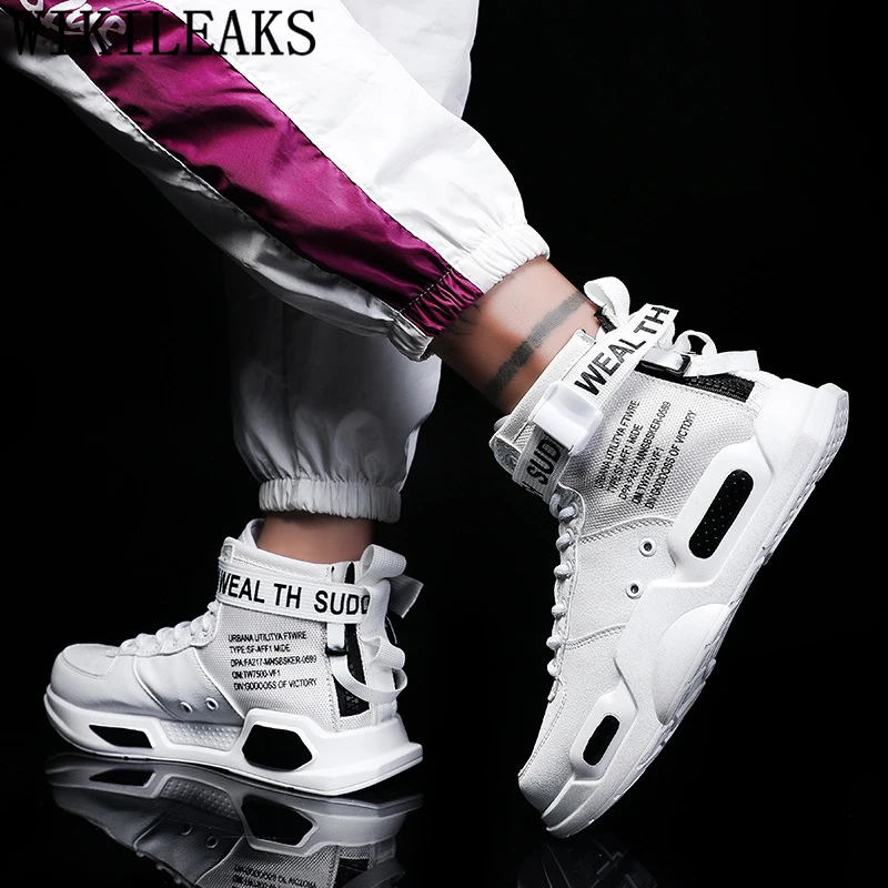 Обувь унисекс хит продаж туфли в стиле хип хоп Мужская кожаная обувь с высоким