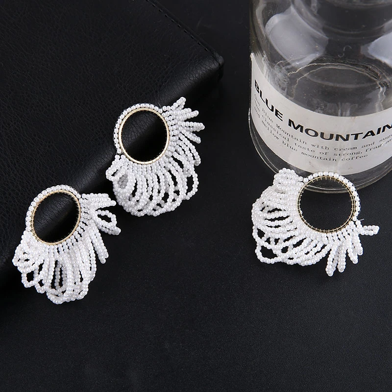 2 шт. корейские современные женские серьги с барочным жемчугом для женщин ретро