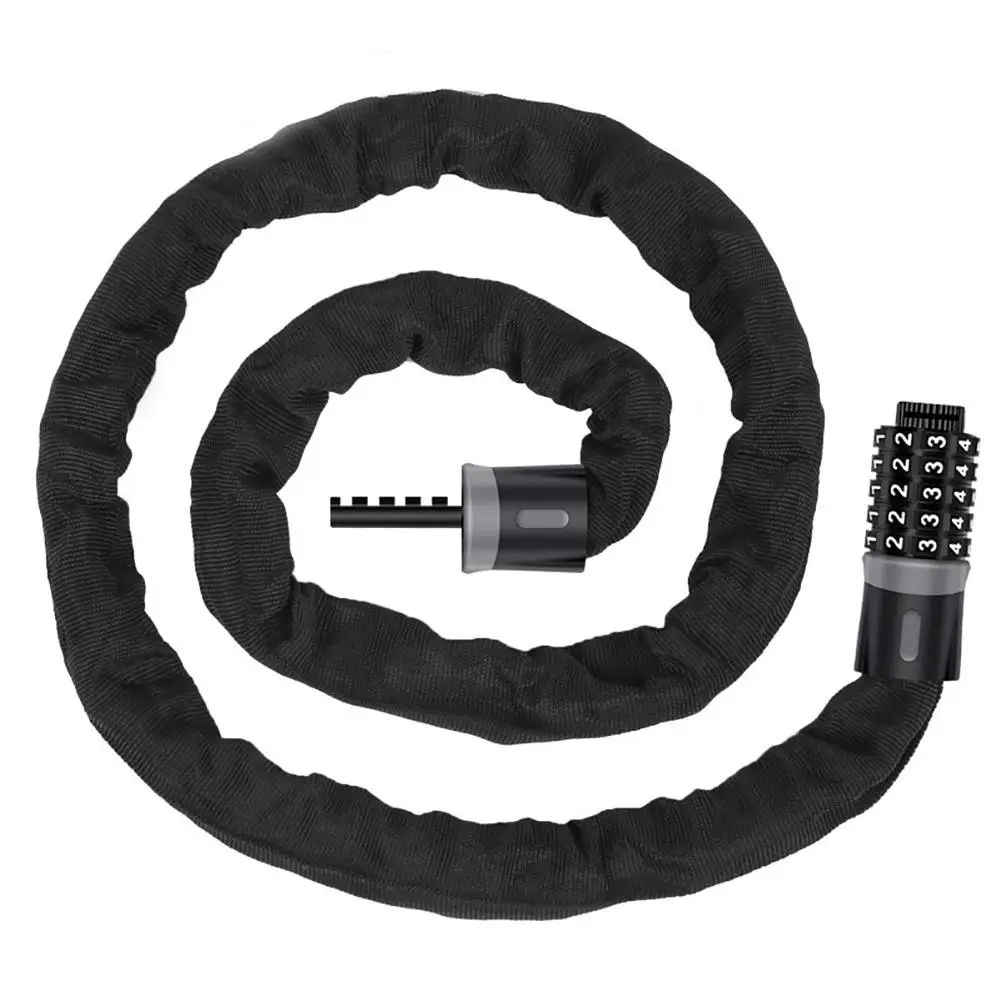 

1pc Digit Bicycle Chain Lock Anti-theft Anti-Cutting Steel Motorcycle Cycle Bike Cable Code Password Lock for Lock Bike Bicycle