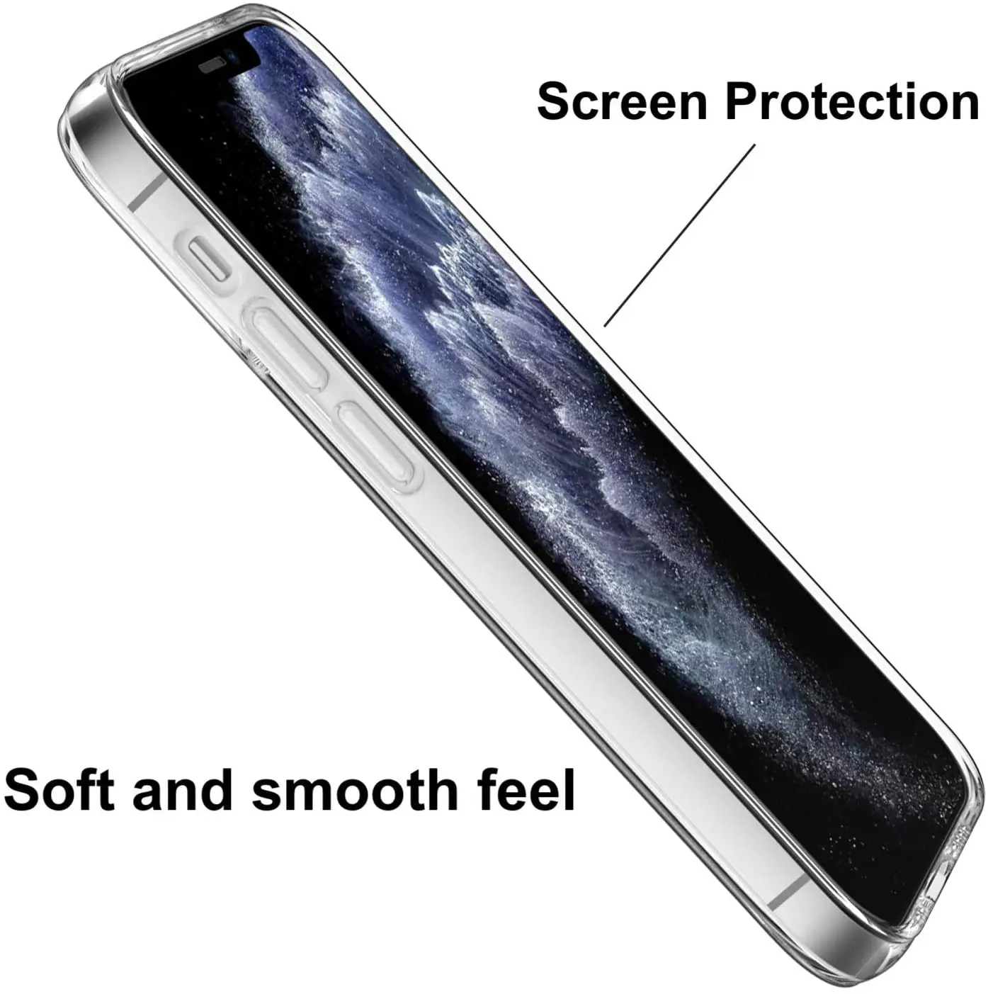 

ICCKER Ultra Thin Transparent Clear Phone Case For iPhone 11 12 Mini Pro X XR XS Max 8 7 6s Plus 5 5S 5C SE 2020 Shell Cover