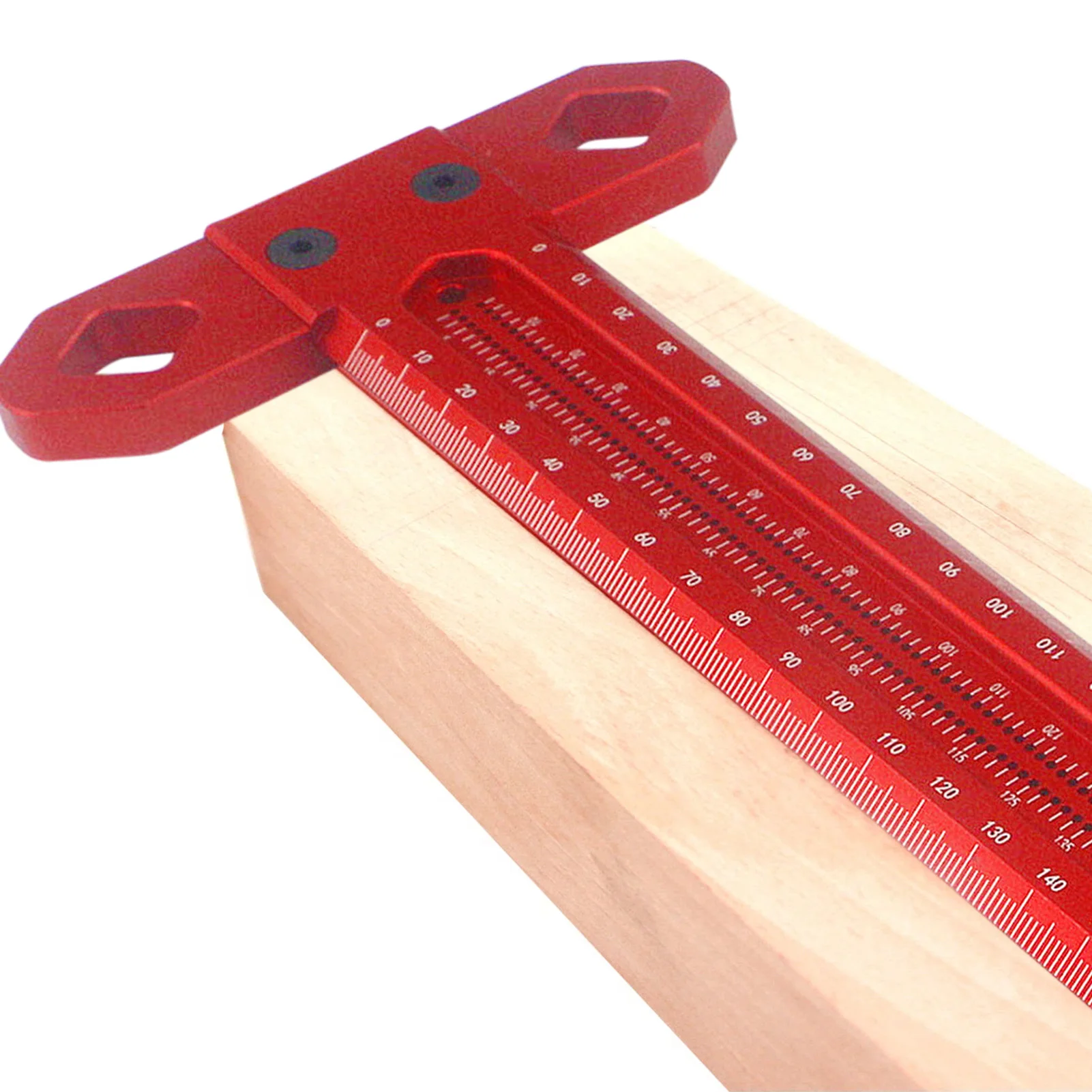 300mm Woodworking Scribe T-type Ruler Scribing Aluminum Alloy Line Drawing Marking Gauge For Measuring Tools | Инструменты