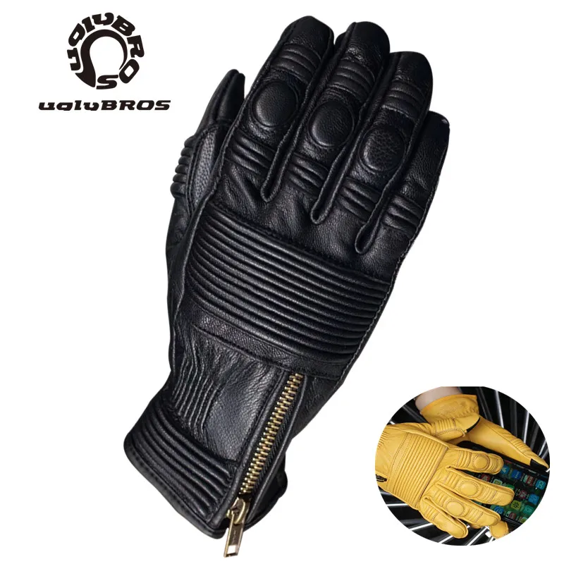 Ретро уличные Верховые перчатки Uglybros мотоциклетные для мотокросса защитные
