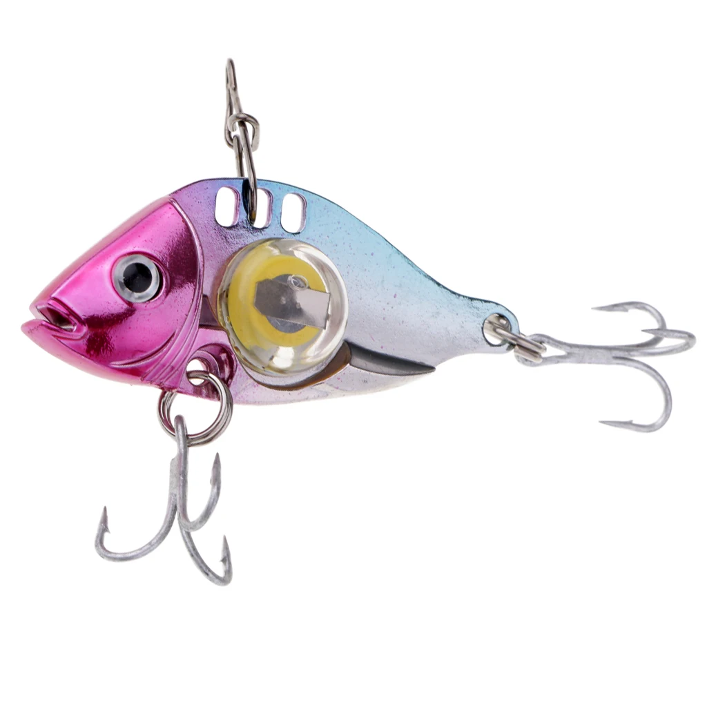 Мигающая рыболовная приманка со светодиодной вспышкой для ловли окуня и щуки |