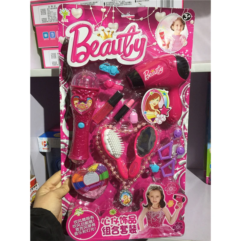 Ролевая игра для девочек детская косметика с сумкой макияж детей игрушки