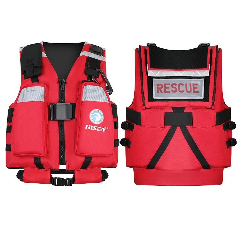 Высококачественный профессиональный спасательный жилет Hisea толстый для мужчин |