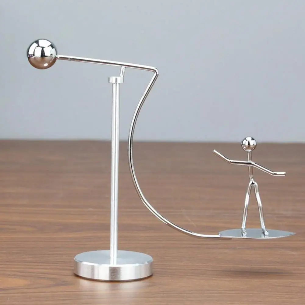 

Newton Pendulum Cradle Creative Balance Men Ball Crafts Tumbler Kids Desk Toy Metal Home Decoration Accessories