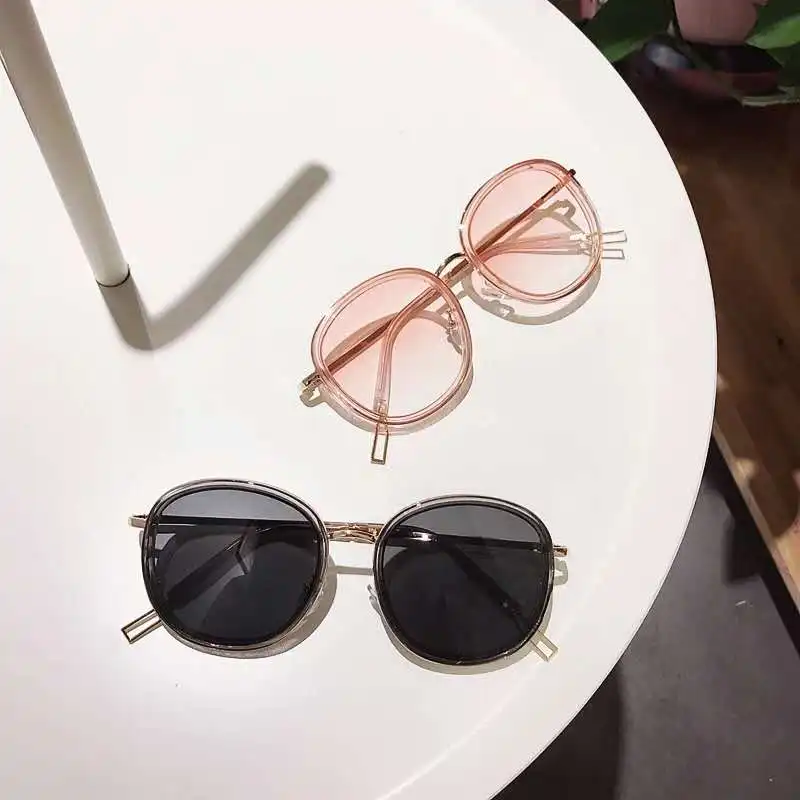 1104 ретро круглые оправы для очков мужчин и женщин с плоскими линзами