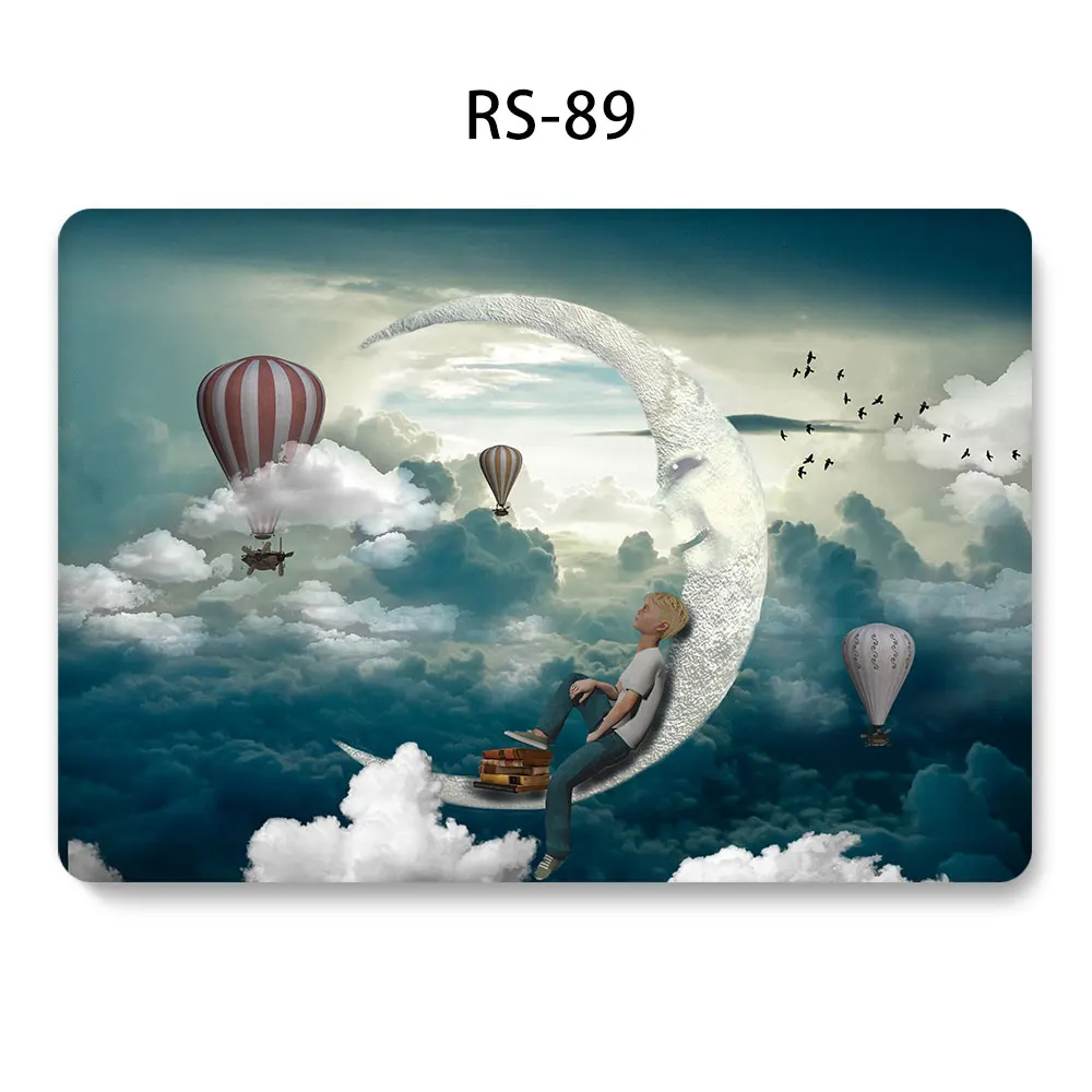 Чехол для ноутбука MacBook Air Pro retina 11 12 13 15 Touch Bar A2159 A1708 macbook ID A1932 2018 + крышка