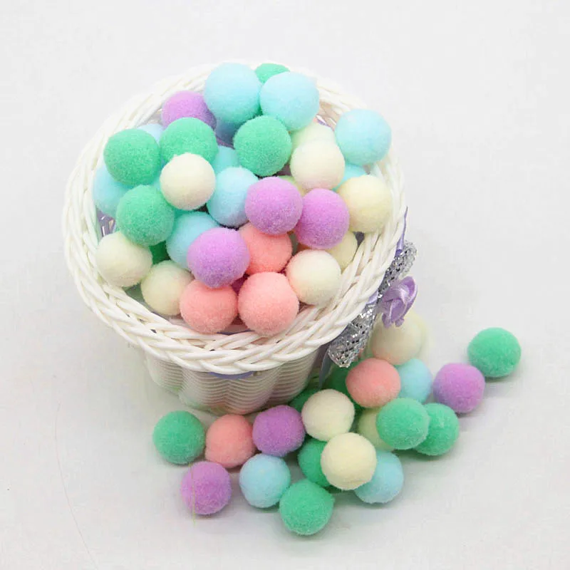 Мульти размер белый розовый синий помпоны куклы DIY одежды материал ручной работы