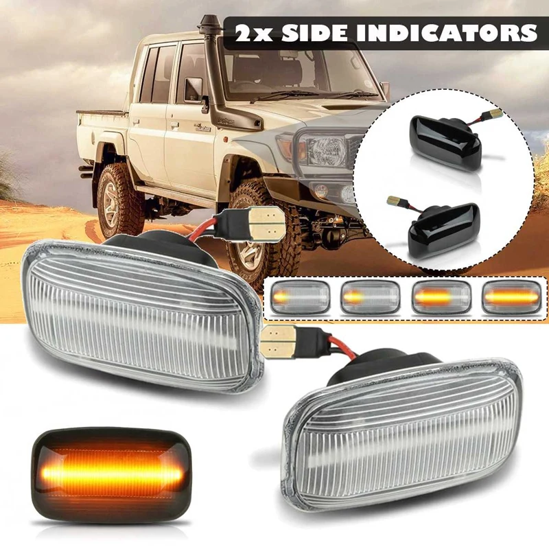 2 шт. светодиодные габаритные огни для Toyota Land Cruiser 80 1988-1997 | Автомобили и мотоциклы