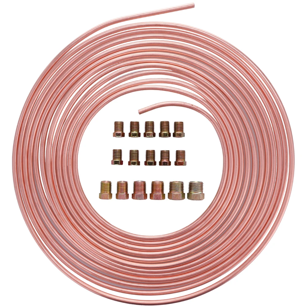 25/50 футов рулонная катушка 3/16 &quotOD медная никелевая Тормозная Линия трубопровода