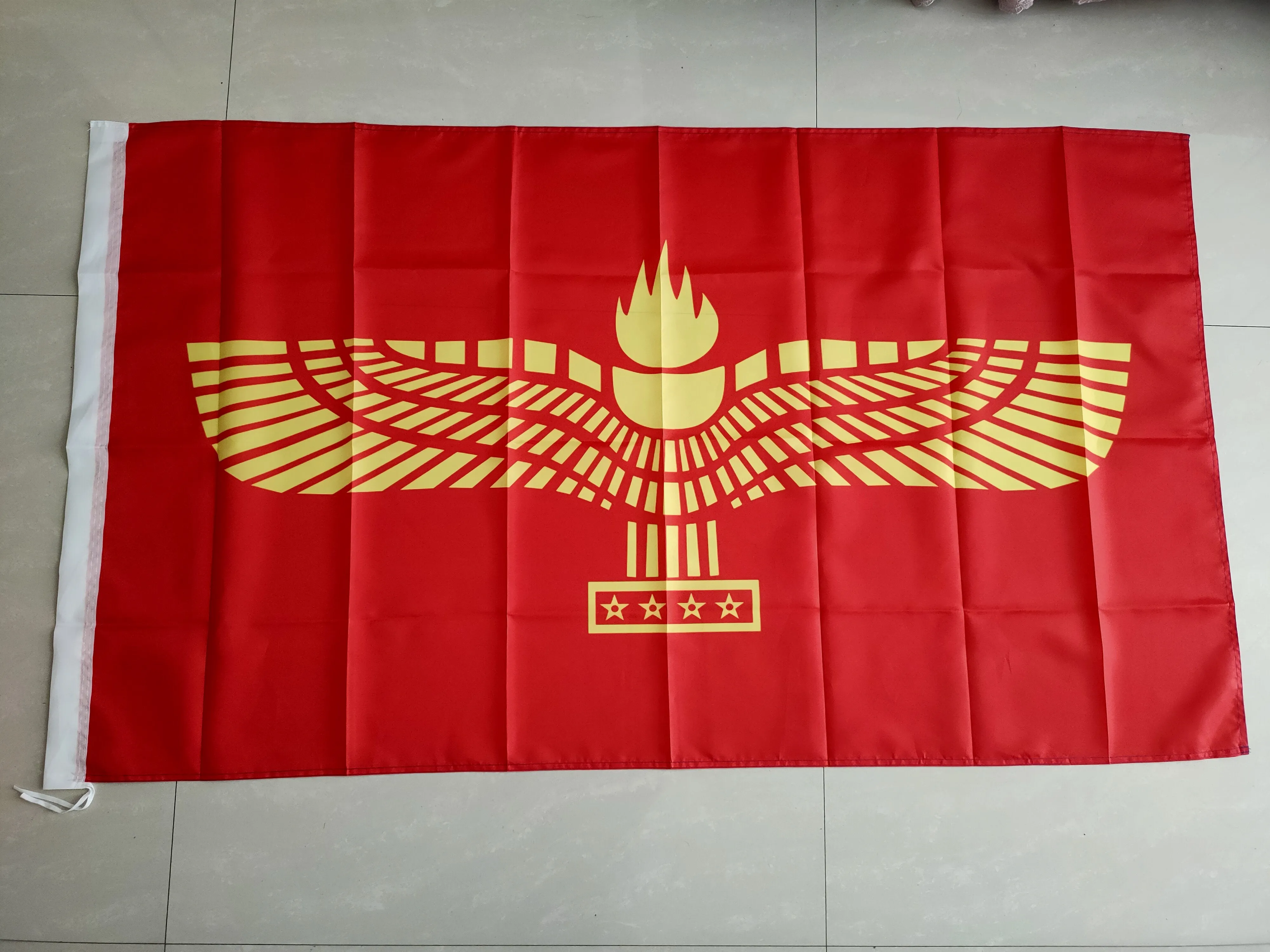 Aramean Syriac aramаик флаг 3x5 футов Летающий баннер 100D полиэстер Декор рекламное украшение Автомобильный логотип