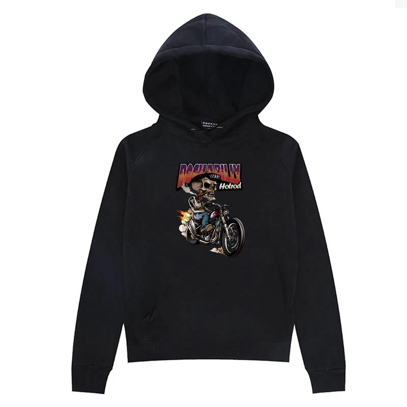 Готический панк рок череп Роза раньше для мужчин тепловые переводы одежды