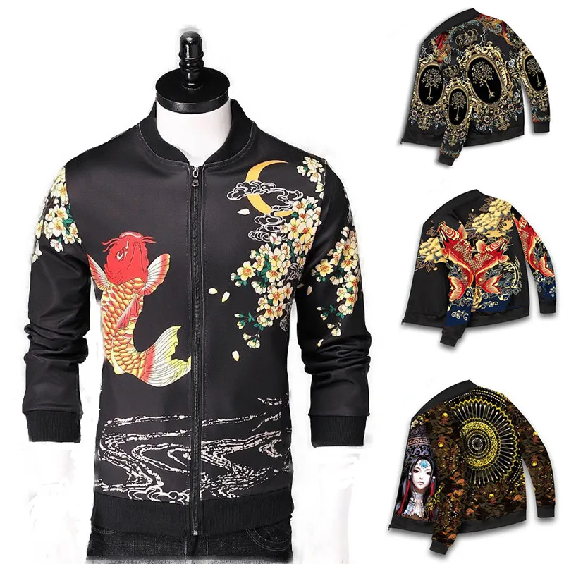 

Куртка мужская с длинным рукавом, бейсбольная форма, пилот, уличная одежда с принтом, свободная зимняя одежда, большие размеры