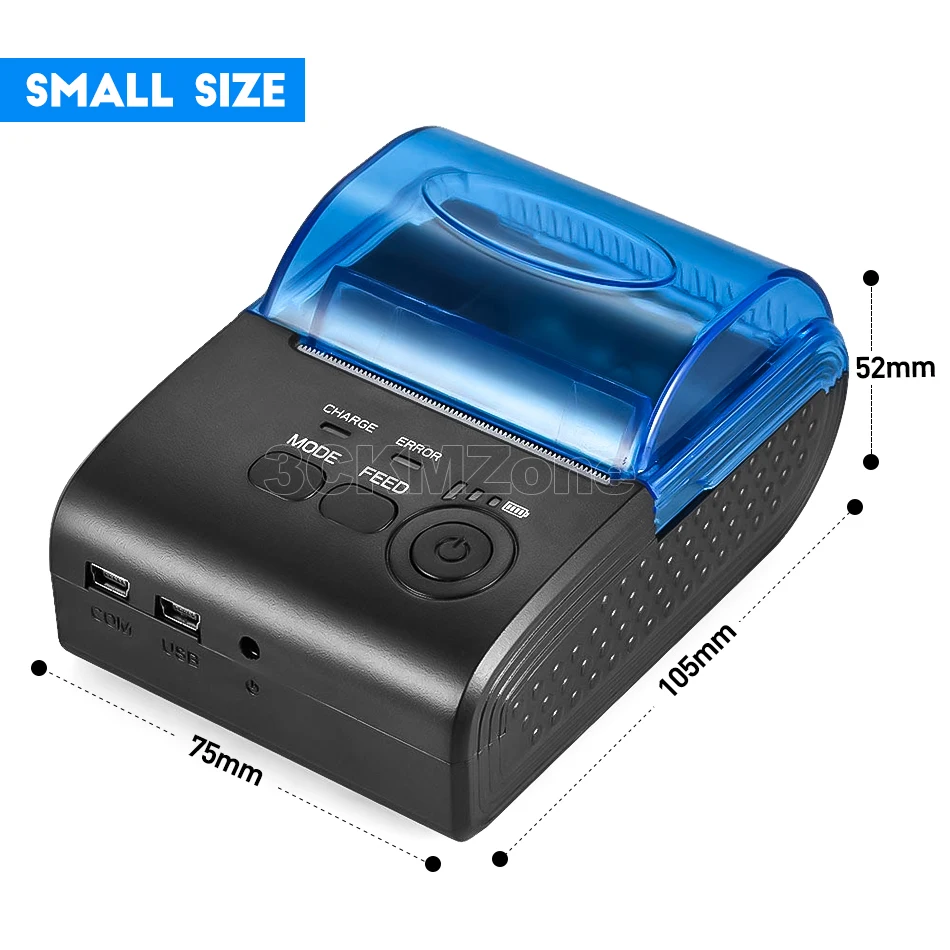 Loyverse POS Bluetooth принтер портативный принтер POS чековый принтер Bluetooth Android iOS 58 мм чековый тепловой чековый POS система
