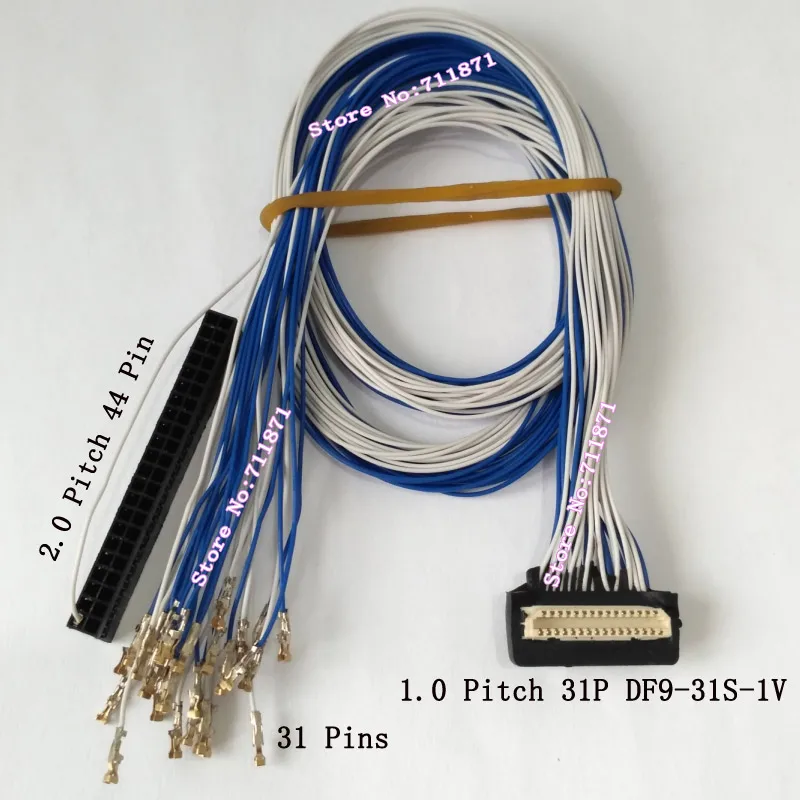 50 см 1 0 шаг 31 P Full кабель DF9-31S-1V LVDS Экран Pin-код Кабель на заказ DF9 до 44P линия 31S 44Pin