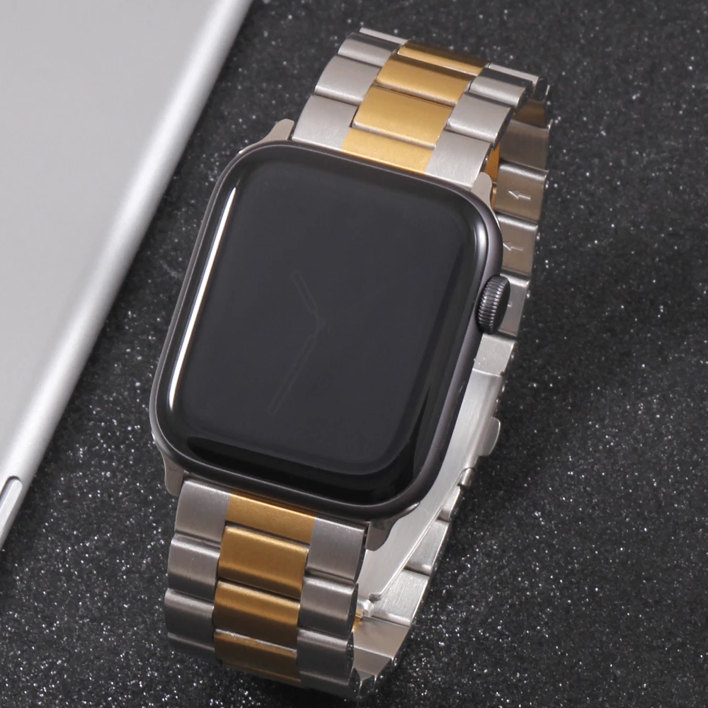 Ремешок для наручных часов Apple Watch, для детей 4, 5, 42 мм, 38 мм, версия 1/2/3 11 цветов металлический Нержавеющая сталь Ремешок Браслет ремешок для наручных часов iWatch серии 4 44 мм 40 мм