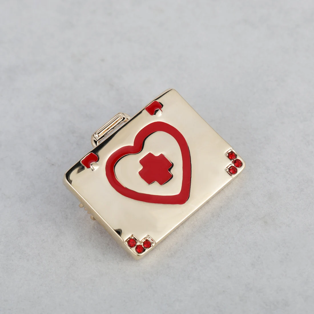 Эмаль Blucome значок-брошь в виде сердца украшение для воротника | Украшения и