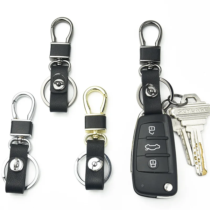 

Genuine Leather Key Smart Wallet DIY Car Keychain EDC Pocket Key Holder Keys Organizer Customized Keyring Women Man Pendant