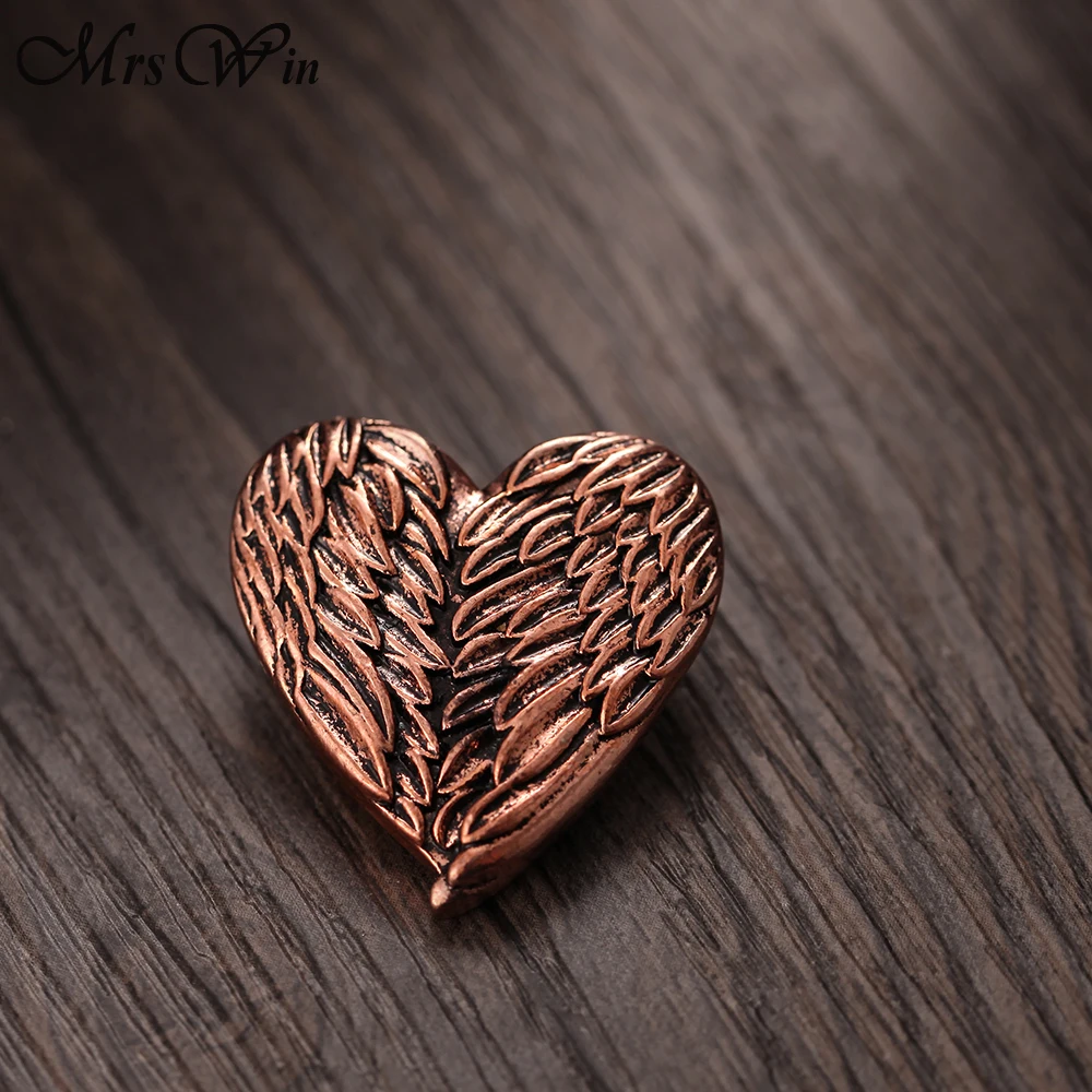 6 шт./лот новые ювелирные изделия с защелкой винтажные Крылья ангела Любовь