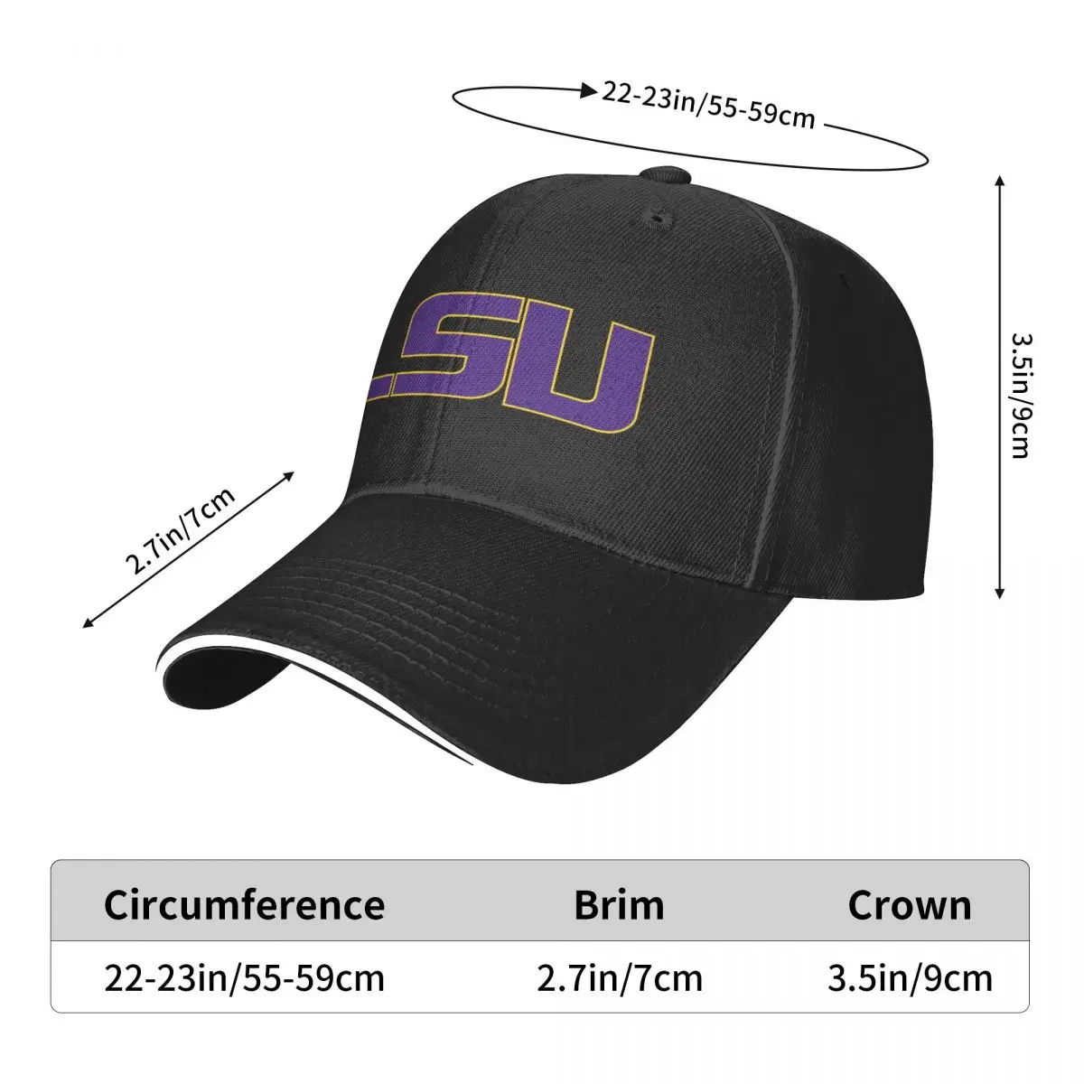 

LSU Trucker Cap Snapback Hat for Men Baseball Valve Mens Hats Caps for Logo
