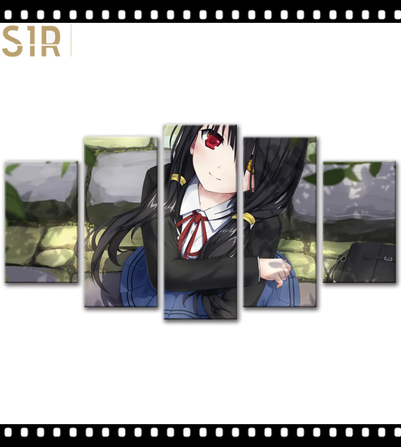 

Date A Live Decorations for The Five - Part Anime HD Poster Living Room Decoration Room Decor Japan High Popularity Anime Poster
