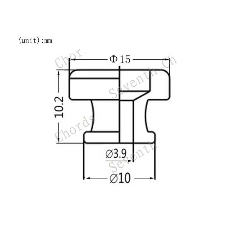 Комплект из 2 предметов с круглым носком замок для гитарного ремня концевые
