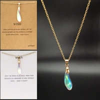 colorful colored glaze personality shiny crystal shoes blessing fashion popular clavicle chain necklace girls day banquet gift
