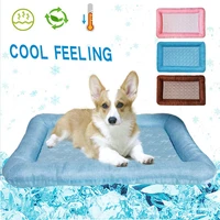 pet cooling mat dog bed summer pad reusable for small medium cat blanket cushion soft washable sleeping pets xl acessorios
